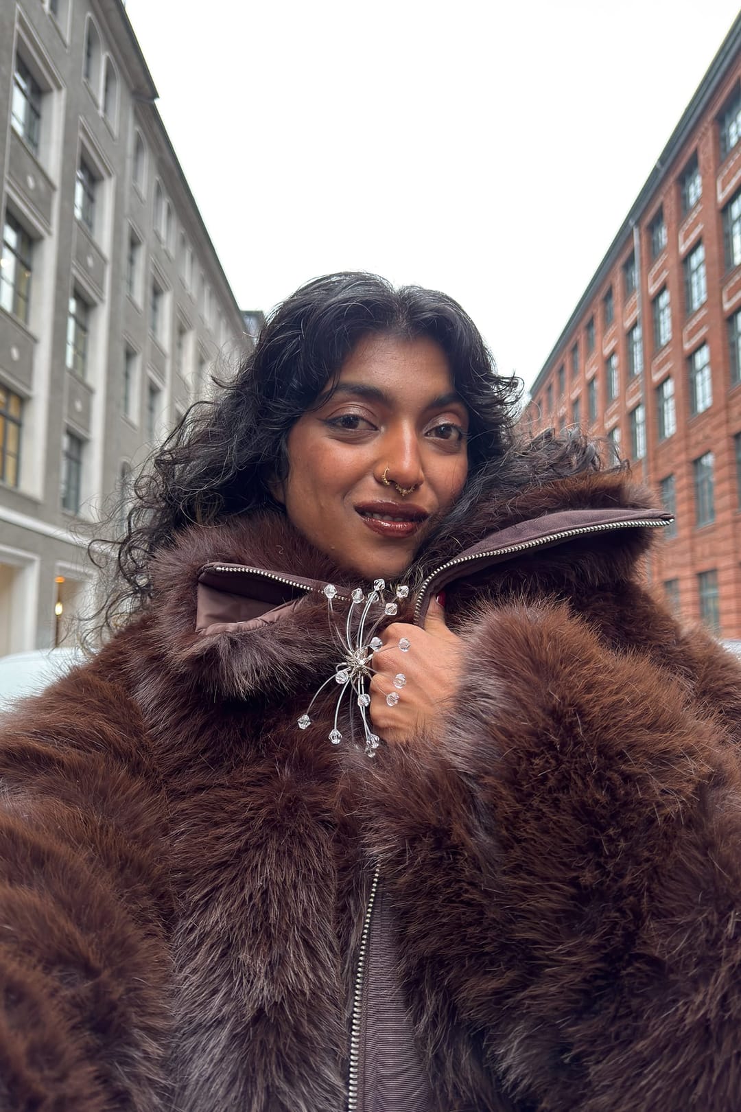 7 Days, 1 Faux Fur Jacket Entry Point 2x3